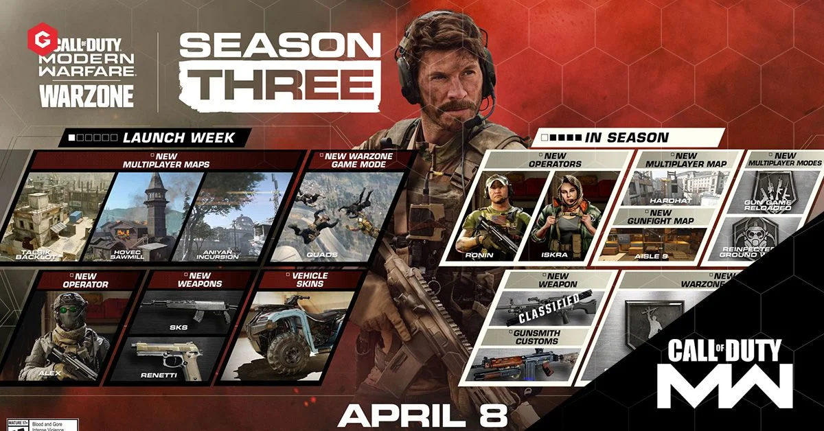 Modern Warfare Season 3 patch notes: Warzone squads, new maps,